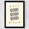 More Butter Wide Black Frame