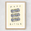 More Butter Medium Oak Frame