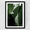 Banana Beach Palm Medium Black Frame