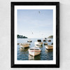 Boats of Hvar Wide Black Frame