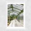 Botanical Garden Paris Narrow White Frame