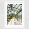 Botanical Garden Paris Wide White Frame