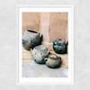 Ceramics Narrow White Frame