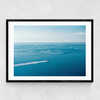 Infinite Blue Narrow Black Frame