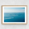Infinite Blue Medium Oak Frame