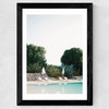 Poolside Wide Black Frame