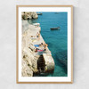 Summer on the Amalfi Coast Narrow Oak Frame