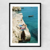 Summer on the Amalfi Coast Narrow Black Frame