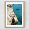 Summer on the Amalfi Coast Wide Oak Frame