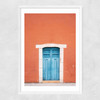 The Merida Door Narrow White Frame