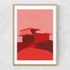 Kaufmann Desert House Red Edition Narrow Oak Frame