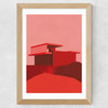 Kaufmann Desert House Red Edition Wide Oak Frame