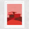 Kaufmann Desert House Red Edition Wide White Frame