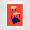 School Chair Unframed Print