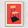 School Chair Medium Oak Frame