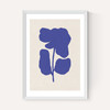 Abstract Blue Flower