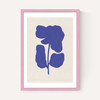 Abstract Blue Flower