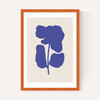 Abstract Blue Flower