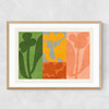 Flowers Not For You Narrow Oak Frame