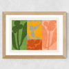 Flowers Not For You Wide Oak Frame