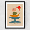 Apple, Apple, Banana Medium Black Frame