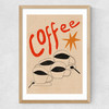 Coffee? Medium Oak Frame