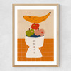 Fruit Bowl Medium Oak Frame