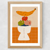 Fruit Bowl Wide Oak Frame