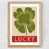 Lucky Wide Oak Frame