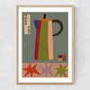 Moka Pot Narrow Oak Frame