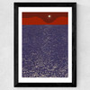 Sparkle Sea Wide Black Frame