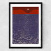 Sparkle Sea Medium Black Frame