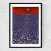 Sparkle Sea Narrow Black Frame