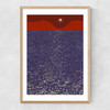Sparkle Sea Narrow Oak Frame