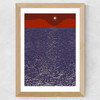 Sparkle Sea Wide Oak Frame