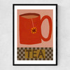 Tea Narrow Black Frame