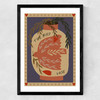 The Bird Vase Medium Black Frame