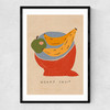 Wonky Fruit Narrow Black Frame
