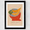 Wonky Fruit Wide Black Frame