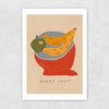 Wonky Fruit Unframed Print