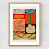 Amongst The Flowers Medium Oak Frame