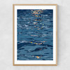 The Sea Narrow Oak Frame