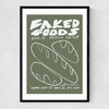 Baked Goods Narrow Black Frame