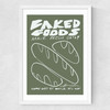 Baked Goods Medium White Frame