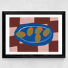 Olive Dinner Wide Black Frame