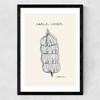 Garlic Lover Medium Black Frame