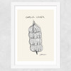 Garlic Lover Wide White Frame