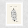 Garlic Lover Narrow White Frame
