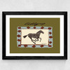 Giddy Up Wide Black Frame
