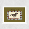 Giddy Up Narrow White Frame